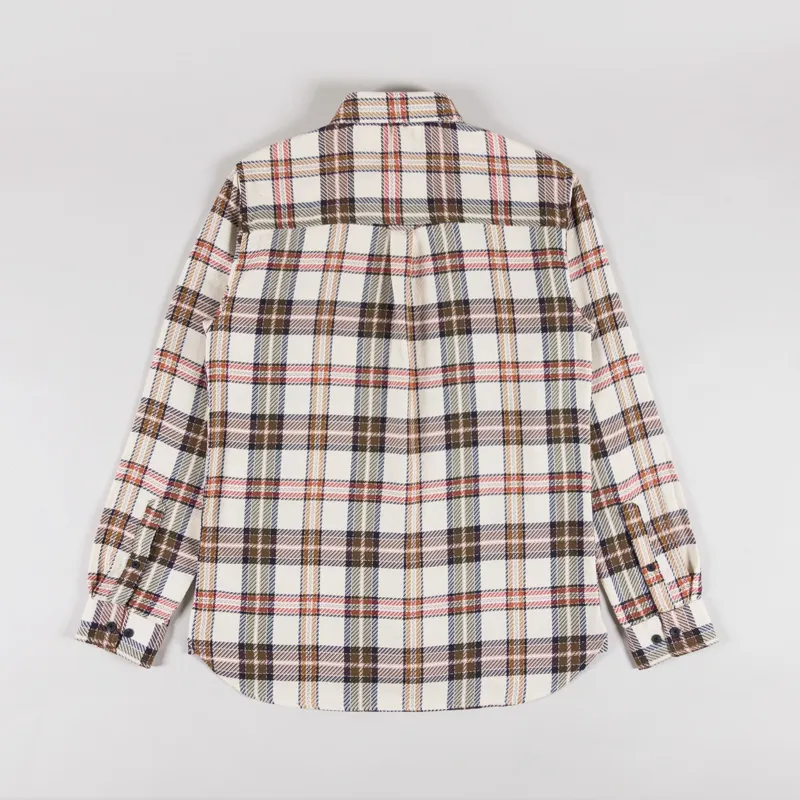 Anerkjendt Akleif Twill Check Shirt Tofu-1