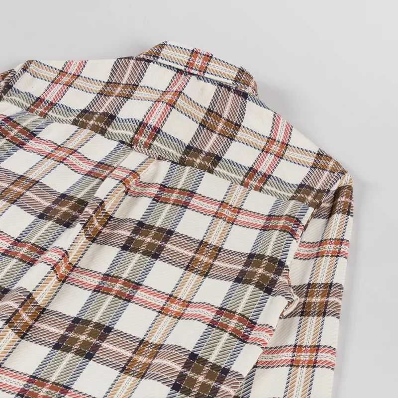 Anerkjendt Akleif Twill Check Shirt Tofu-3