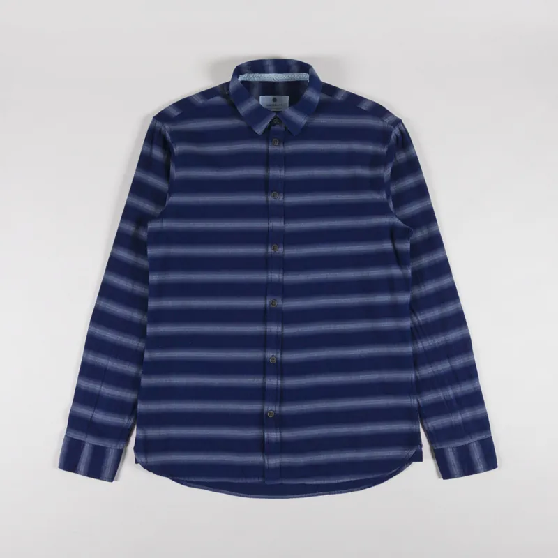 Anerkjendt Akleif Indigo Shirt Sky Captain