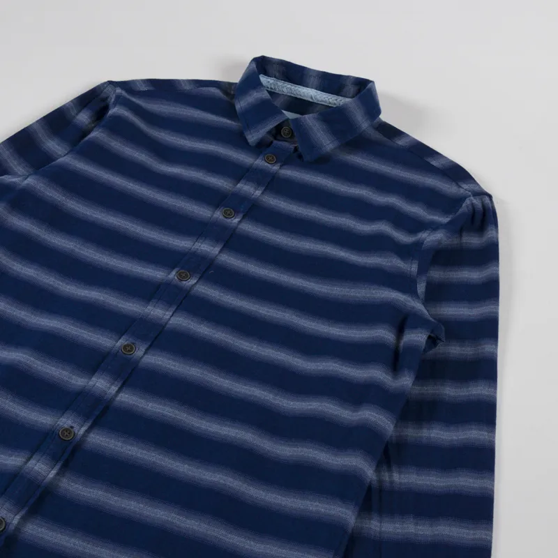Anerkjendt Akleif Indigo Shirt Sky Captain-2