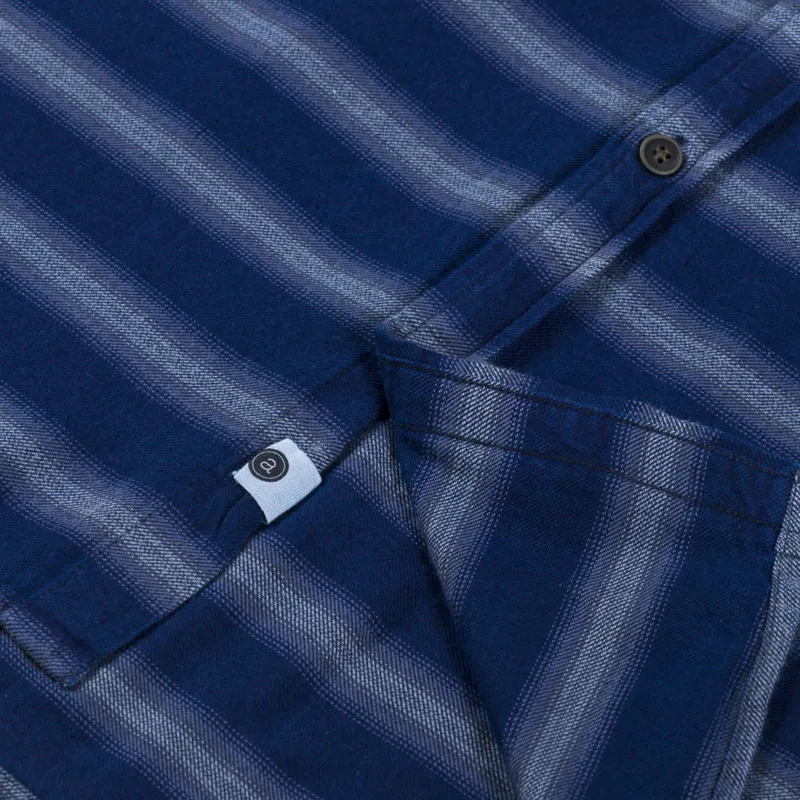 Anerkjendt Akleif Indigo Shirt Sky Captain-5
