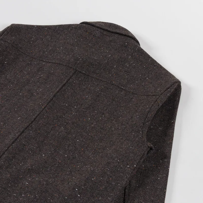 Anerkjendt Akoscar Woolen Overshirt Mulch-3