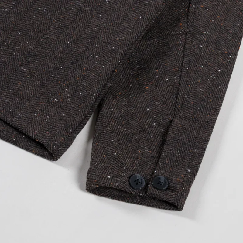 Anerkjendt Akoscar Woolen Overshirt Mulch-8