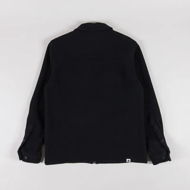 Anerkjendt Akhanky Heavy Twill Overshirt Caviar-1