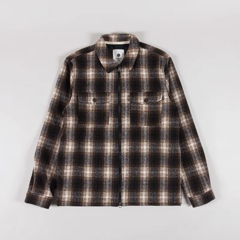 Anerkjendt Akhanky Wool Overshirt Carafe