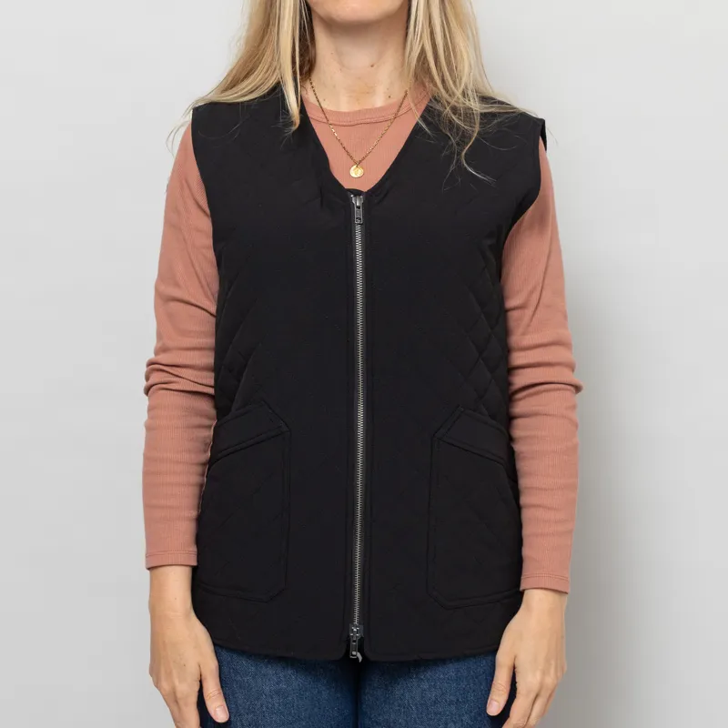 Anerkjendt Womens Akrasmus Quilt Gilet Caviar