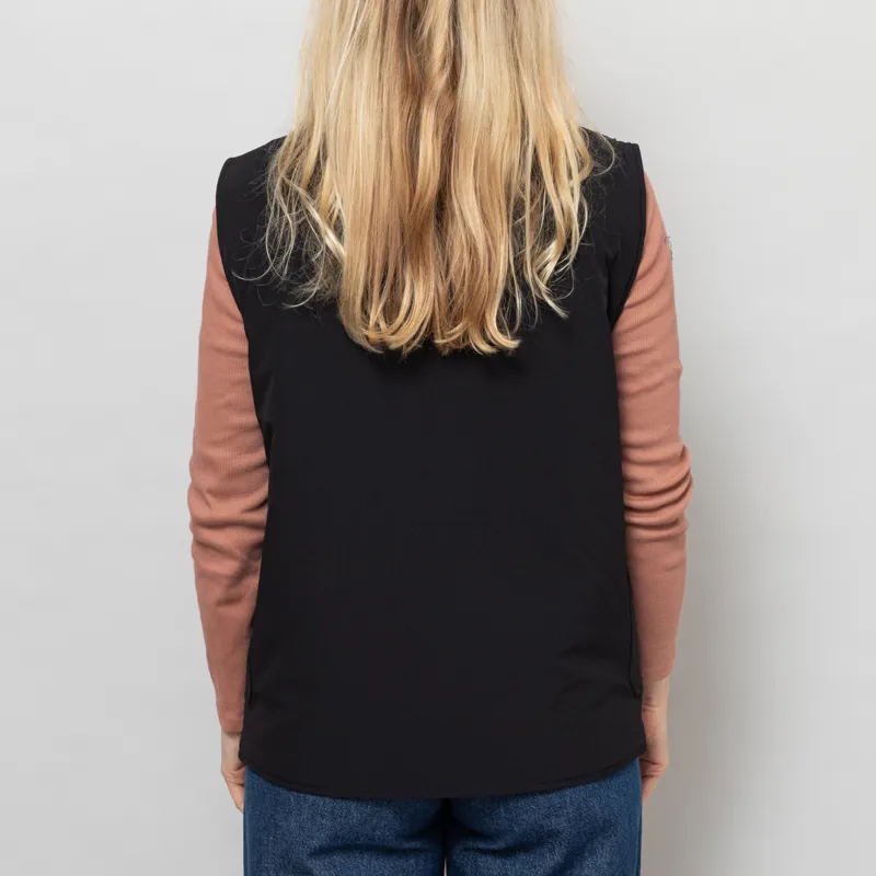 Anerkjendt Womens Akrasmus Quilt Gilet Caviar-4