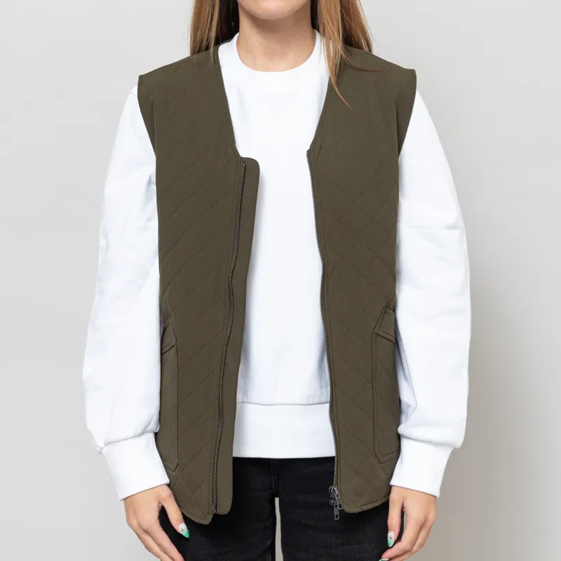 Anerkjendt Womens Akrasmus Quilt Gilet Forest Night-1