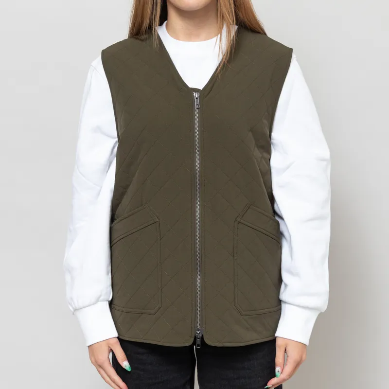 Anerkjendt Womens Akrasmus Quilt Gilet Forest Night