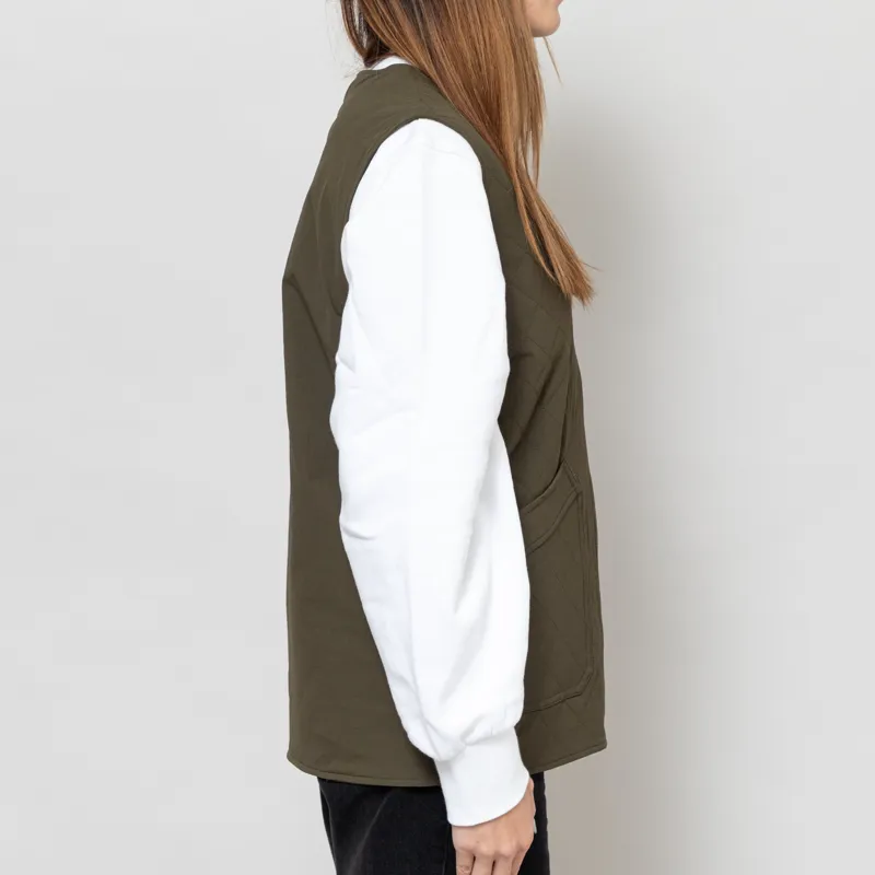 Anerkjendt Womens Akrasmus Quilt Gilet Forest Night-5