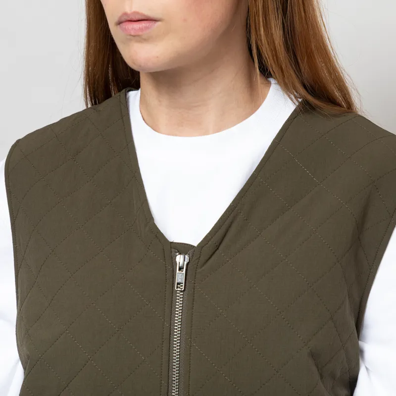 Anerkjendt Womens Akrasmus Quilt Gilet Forest Night-6