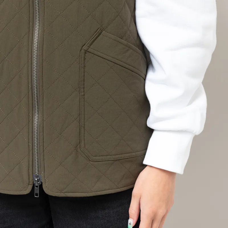 Anerkjendt Womens Akrasmus Quilt Gilet Forest Night-9