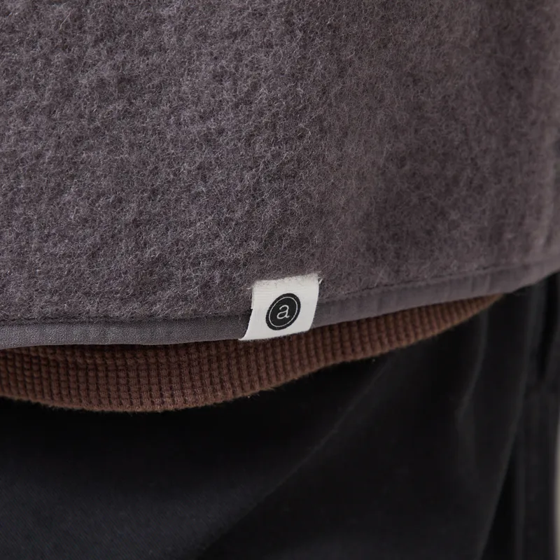 Anerkjendt Aksigurd Boiled Wool Overshirt Magnet-8