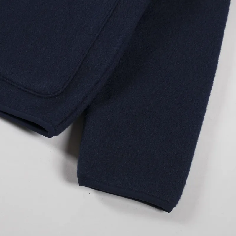 Anerkjendt Aksigurd Boiled Wool Overshirt Sky Captain-7