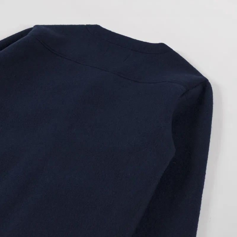 Anerkjendt Aksigurd Boiled Wool Overshirt Sky Captain-3