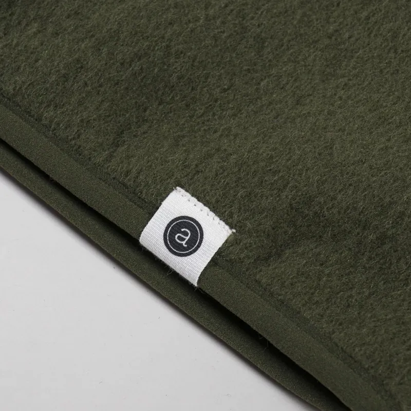 Anerkjendt Aksigurd Boiled Wool Overshirt Forest Night-7