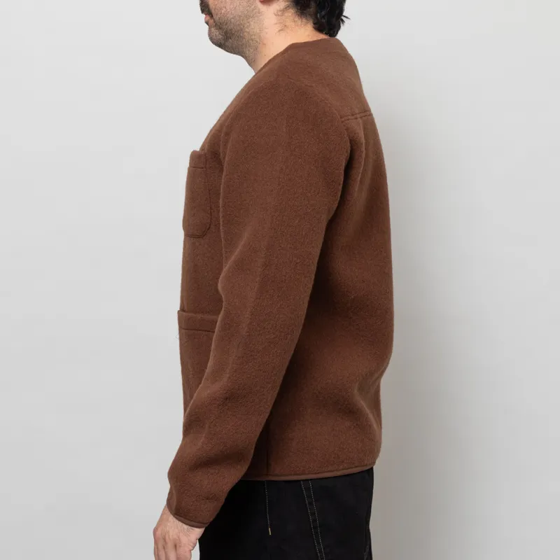 Anerkjendt Aksigurd Boiled Wool Overshirt Carafe-2