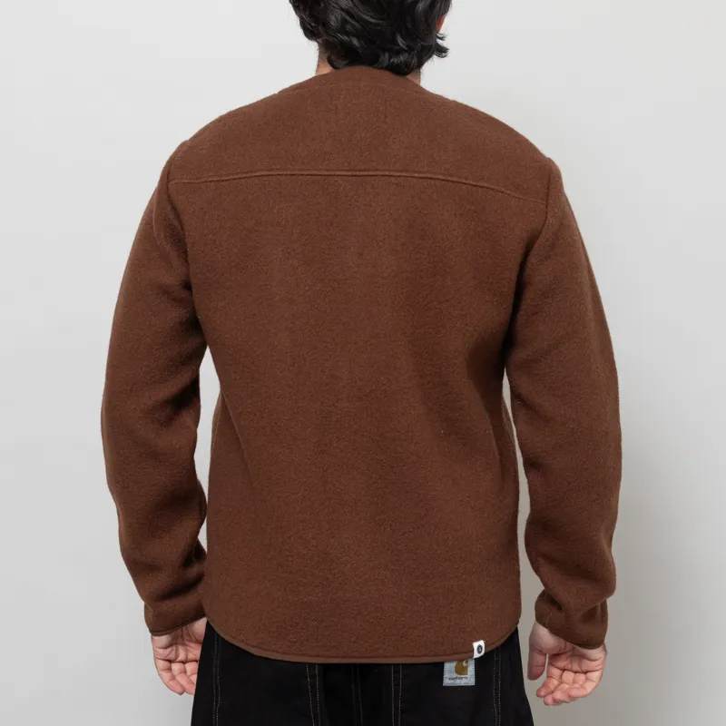 Anerkjendt Aksigurd Boiled Wool Overshirt Carafe-3