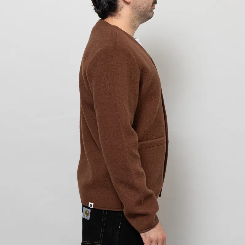 Anerkjendt Aksigurd Boiled Wool Overshirt Carafe-4