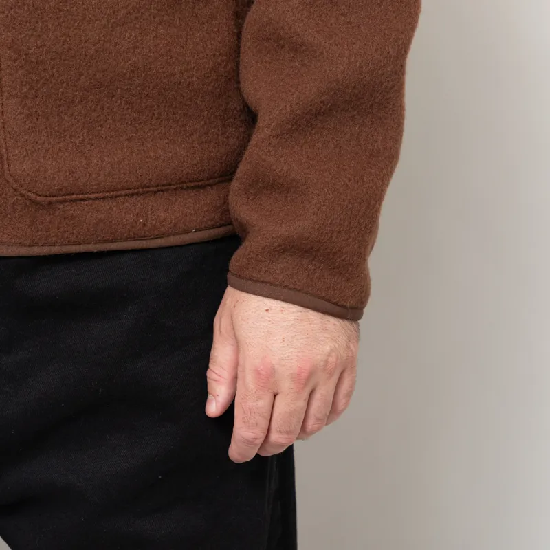 Anerkjendt Aksigurd Boiled Wool Overshirt Carafe-10