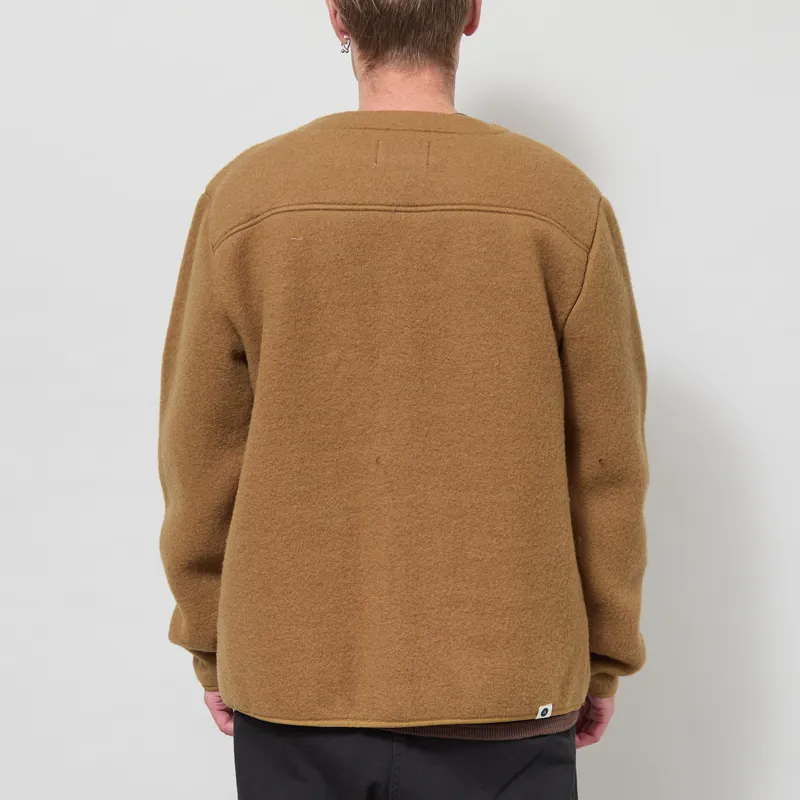 Anerkjendt Aksigurd Boiled Wool Overshirt Ermine-2