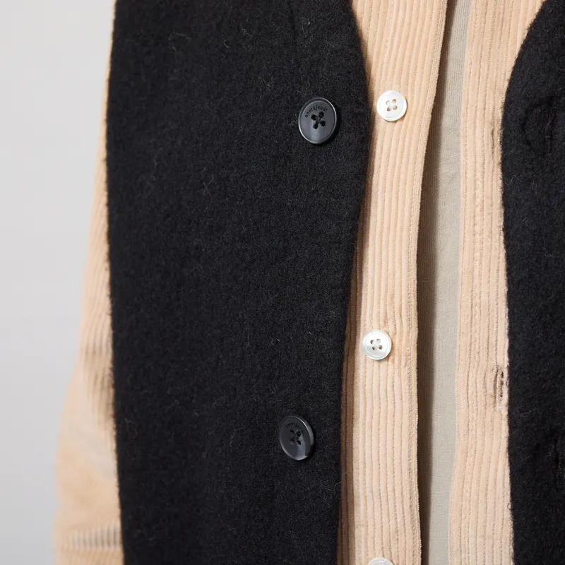 Anerkjendt Akrasmus Boiled Wool Gilet Caviar-6