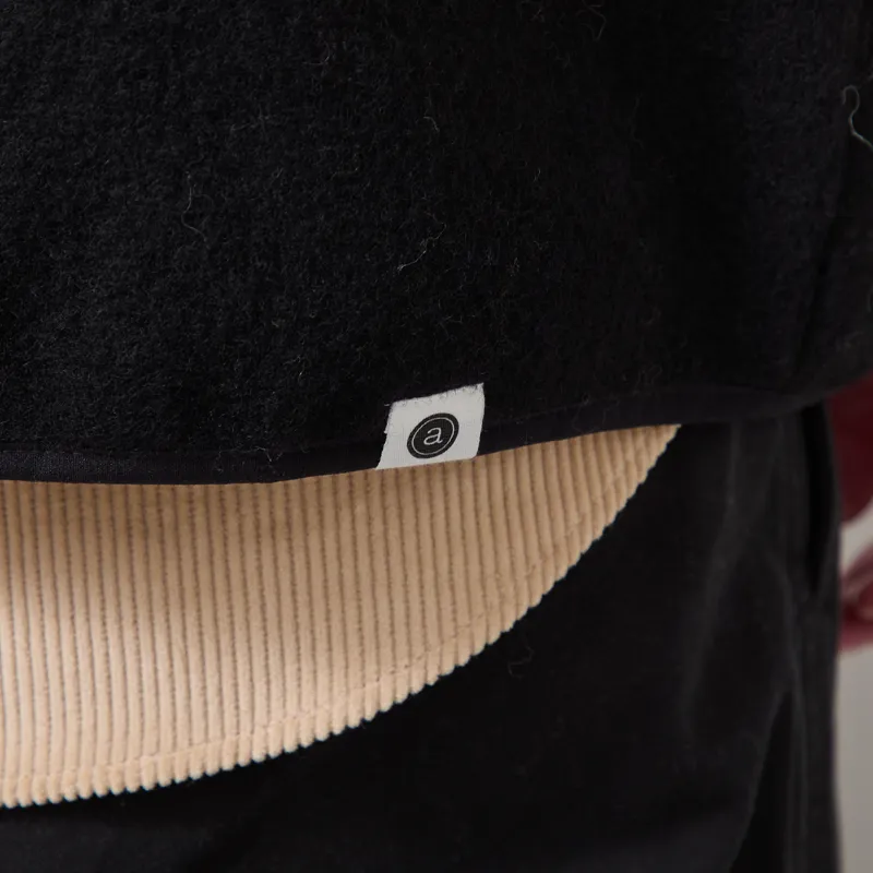 Anerkjendt Akrasmus Boiled Wool Gilet Caviar-7