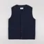 Anerkjendt Akrasmus Boiled Wool Gilet Sky Captain
