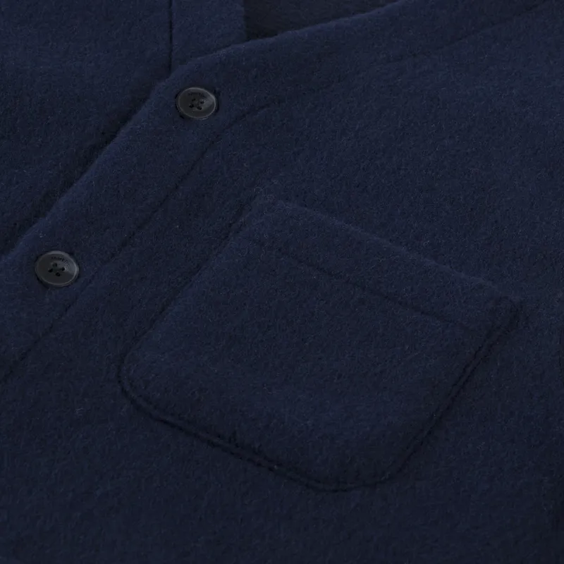 Anerkjendt Akrasmus Boiled Wool Gilet Sky Captain-4