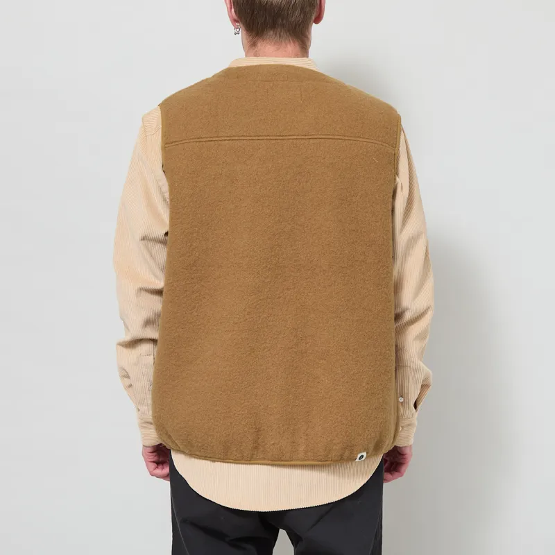 Anerkjendt Akrasmus Boiled Wool Gilet Ermine-2