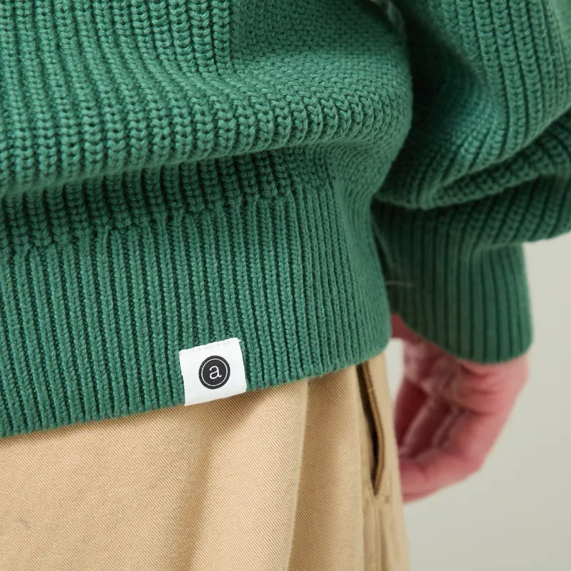 Anerkjendt Aksune Patent Knit Hunter Green-6