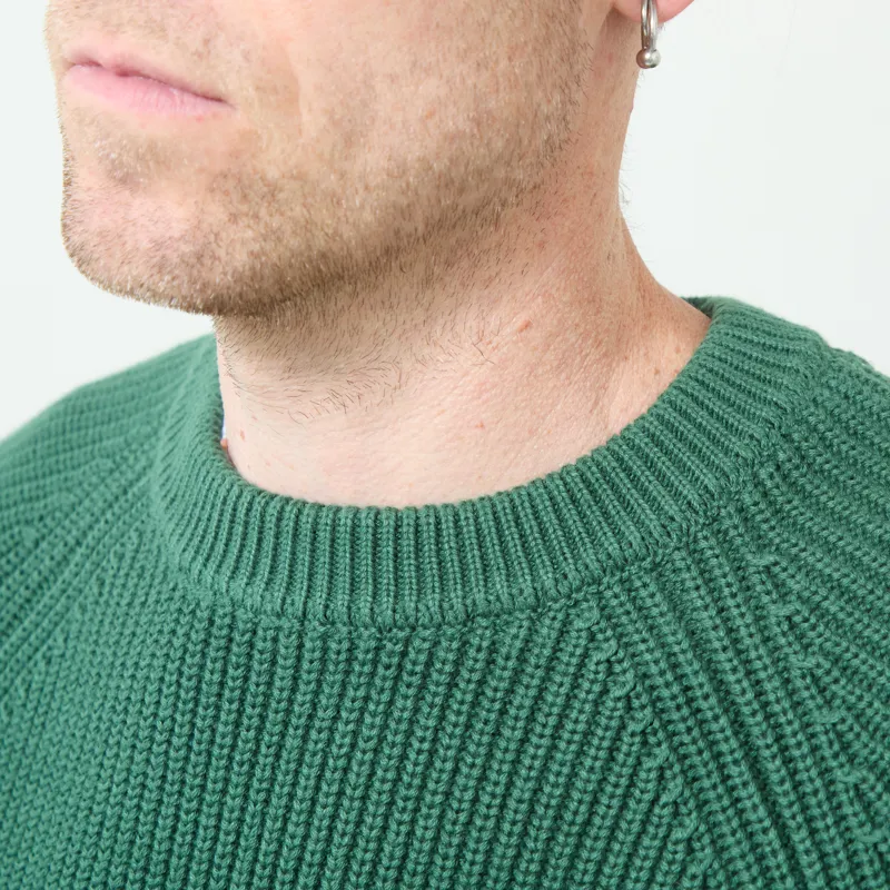 Anerkjendt Aksune Patent Knit Hunter Green-3
