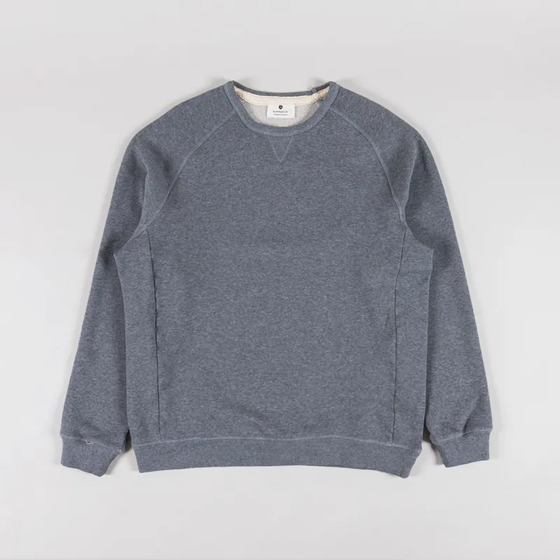 Anerkjendt Aktoni Basic Sweat Medium Grey Mel