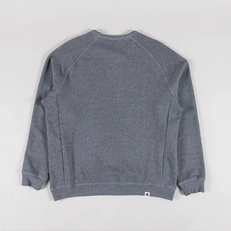 Anerkjendt Aktoni Basic Sweat Medium Grey Mel-1
