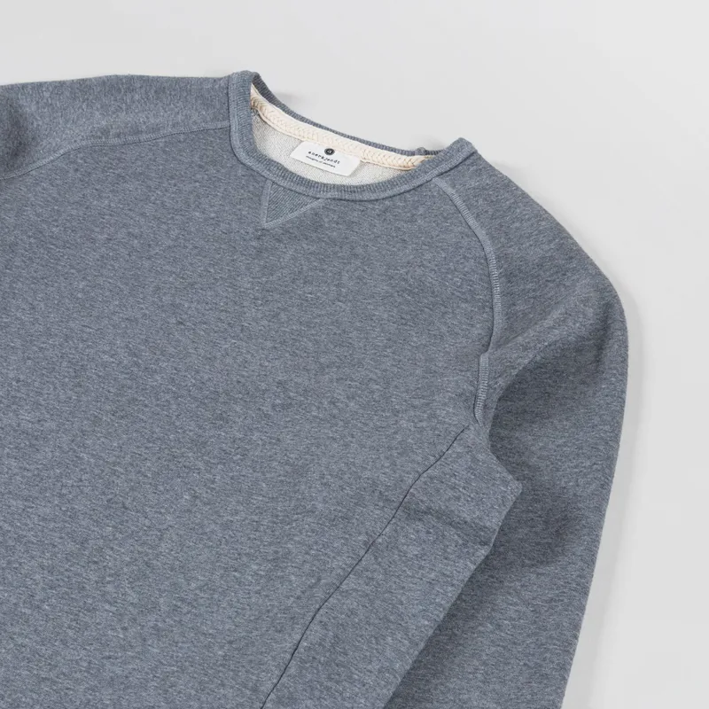 Anerkjendt Aktoni Basic Sweat Medium Grey Mel-2