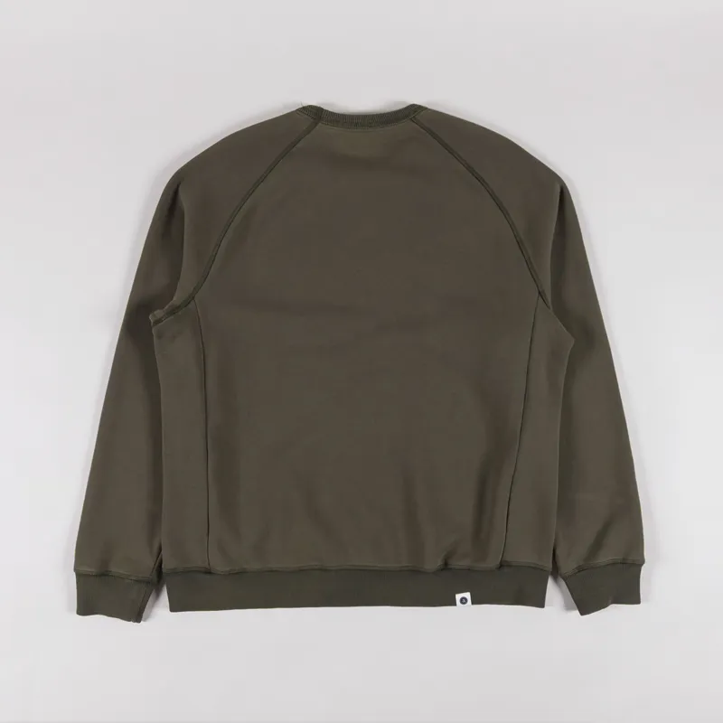 Anerkjendt Aktoni Basic Sweat Forest Night-1