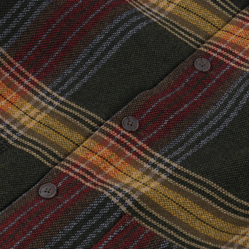 Anerkjendt Akoscar Heavy Twill Overshirt Forest Night-7