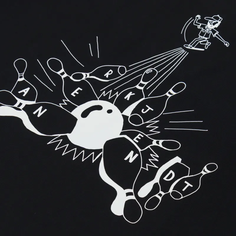 Anerkjendt Akvillads Bowling T Shirt Caviar-4