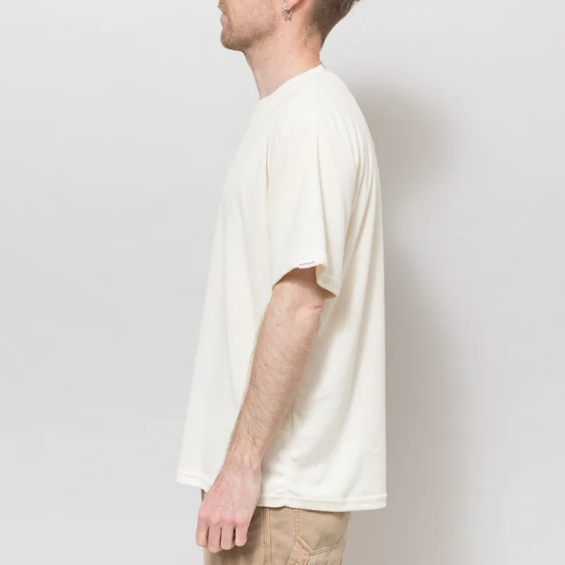 Anerkjendt Akvillads Frotte T Shirt Tofu-2