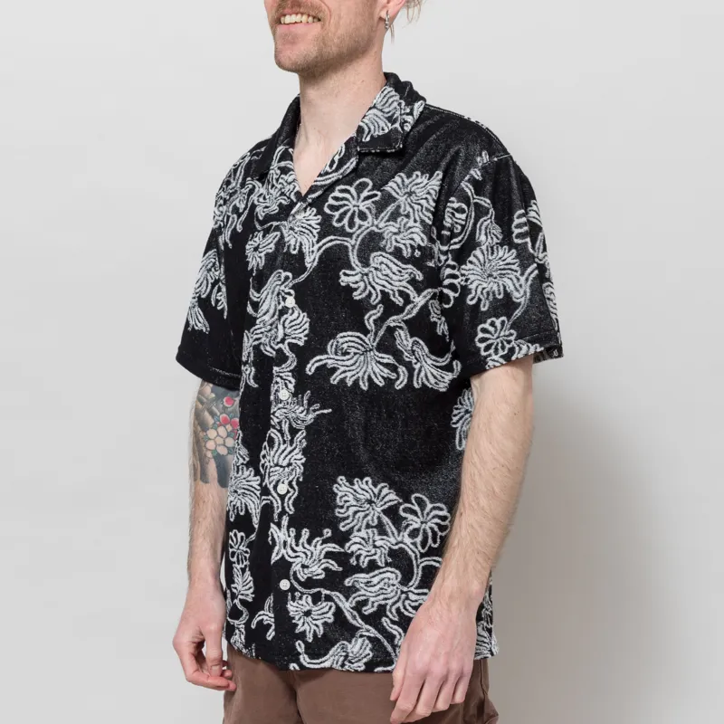 Anerkjendt Akleander Frotte Jac Shirt Caviar-1