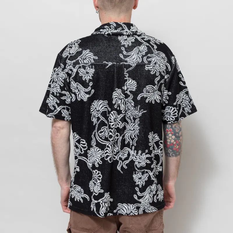 Anerkjendt Akleander Frotte Jac Shirt Caviar-3