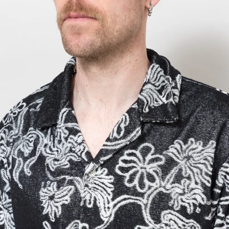 Anerkjendt Akleander Frotte Jac Shirt Caviar-5