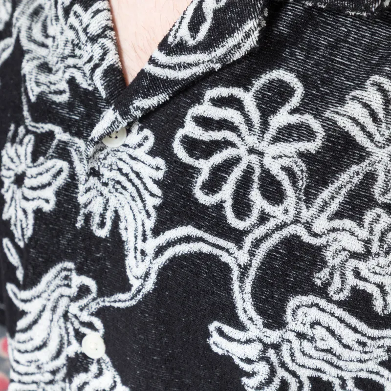 Anerkjendt Akleander Frotte Jac Shirt Caviar-6