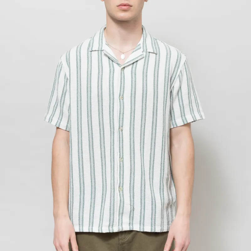 Anerkjendt Akleander Struc Stripe2 Shirt Tofu