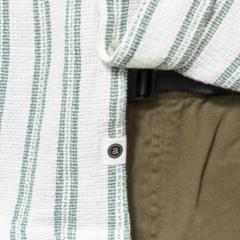 Anerkjendt Akleander Struc Stripe2 Shirt Tofu-5