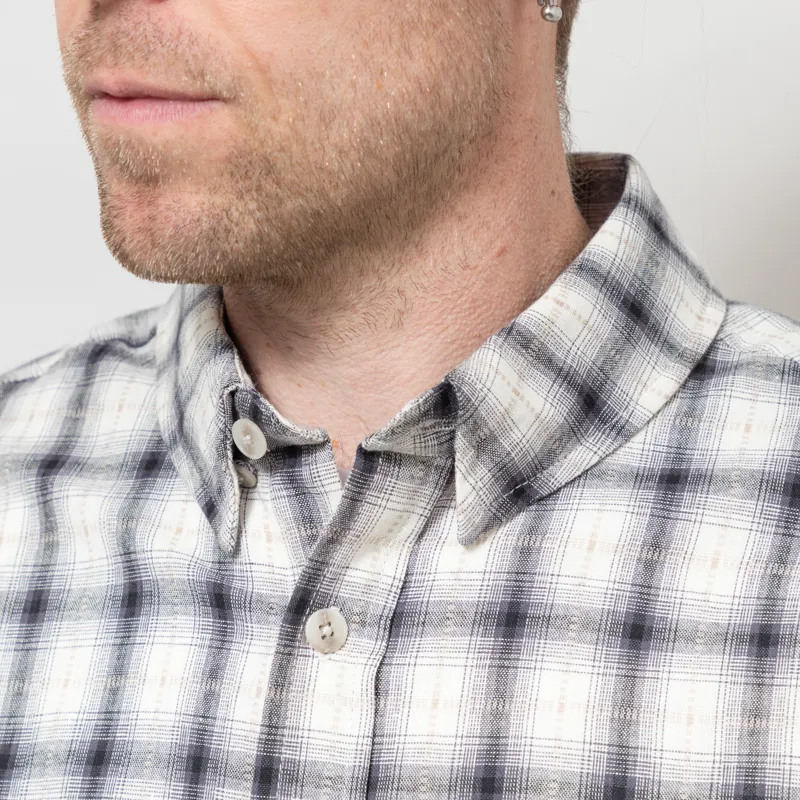Anerkjendt Aklasse Check Long Sleeve Shirt Sky Captain-3