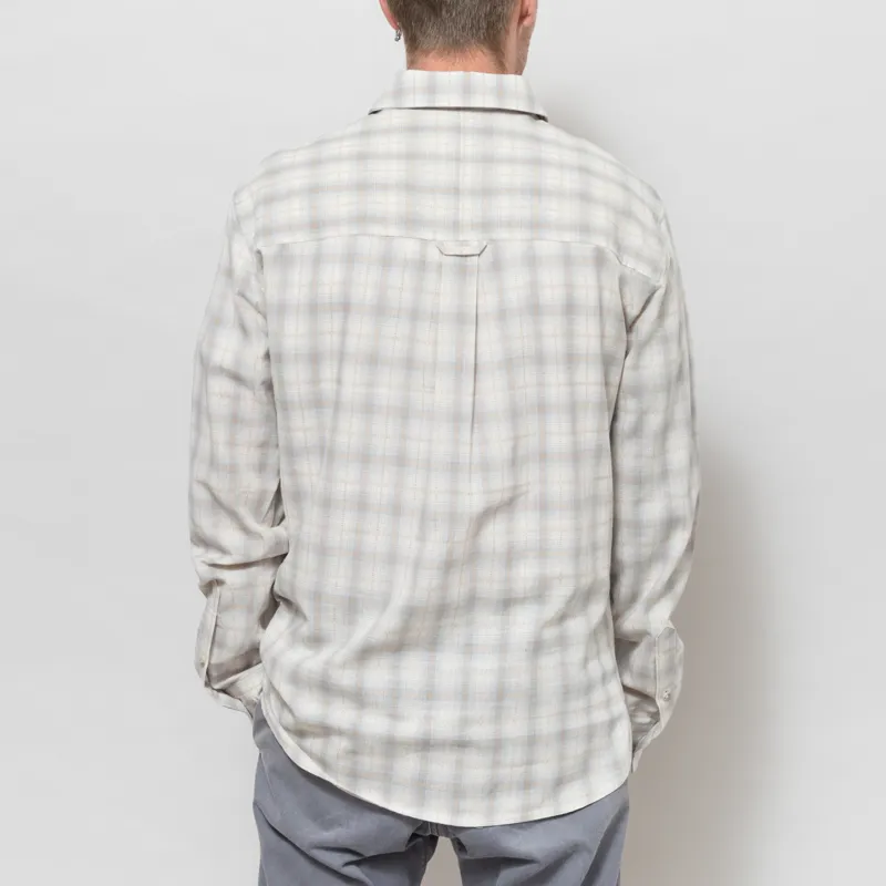 Anerkjendt Aklasse Check Long Sleeve Shirt Light Blue-2