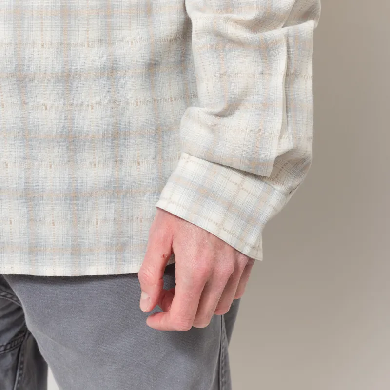Anerkjendt Aklasse Check Long Sleeve Shirt Light Blue-6