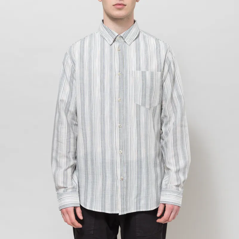 Anerkjendt Aklasse Stripe Long Sleeve Shirt Tofu