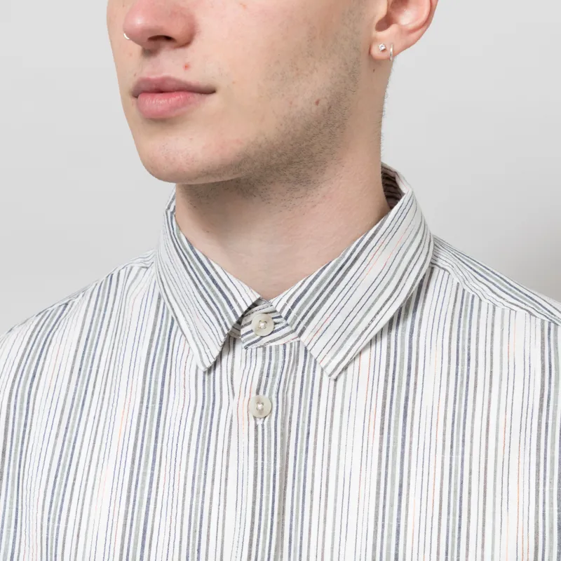 Anerkjendt Aklasse Stripe Long Sleeve Shirt Tofu-3